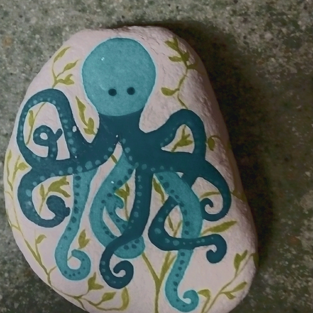 Hand painted rock